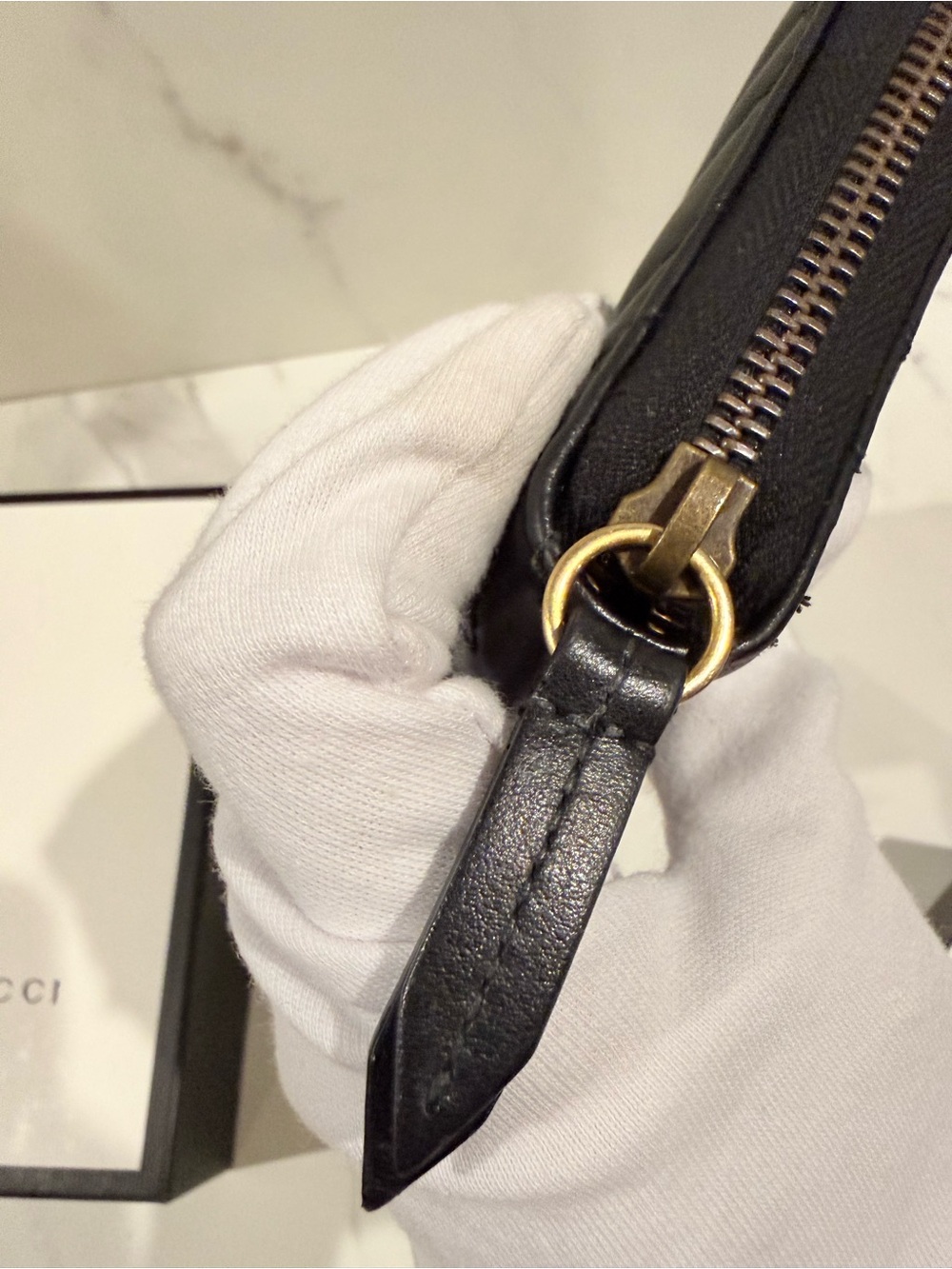 Gucci Marmont Zip Around Wallet - Picture 16 of 16